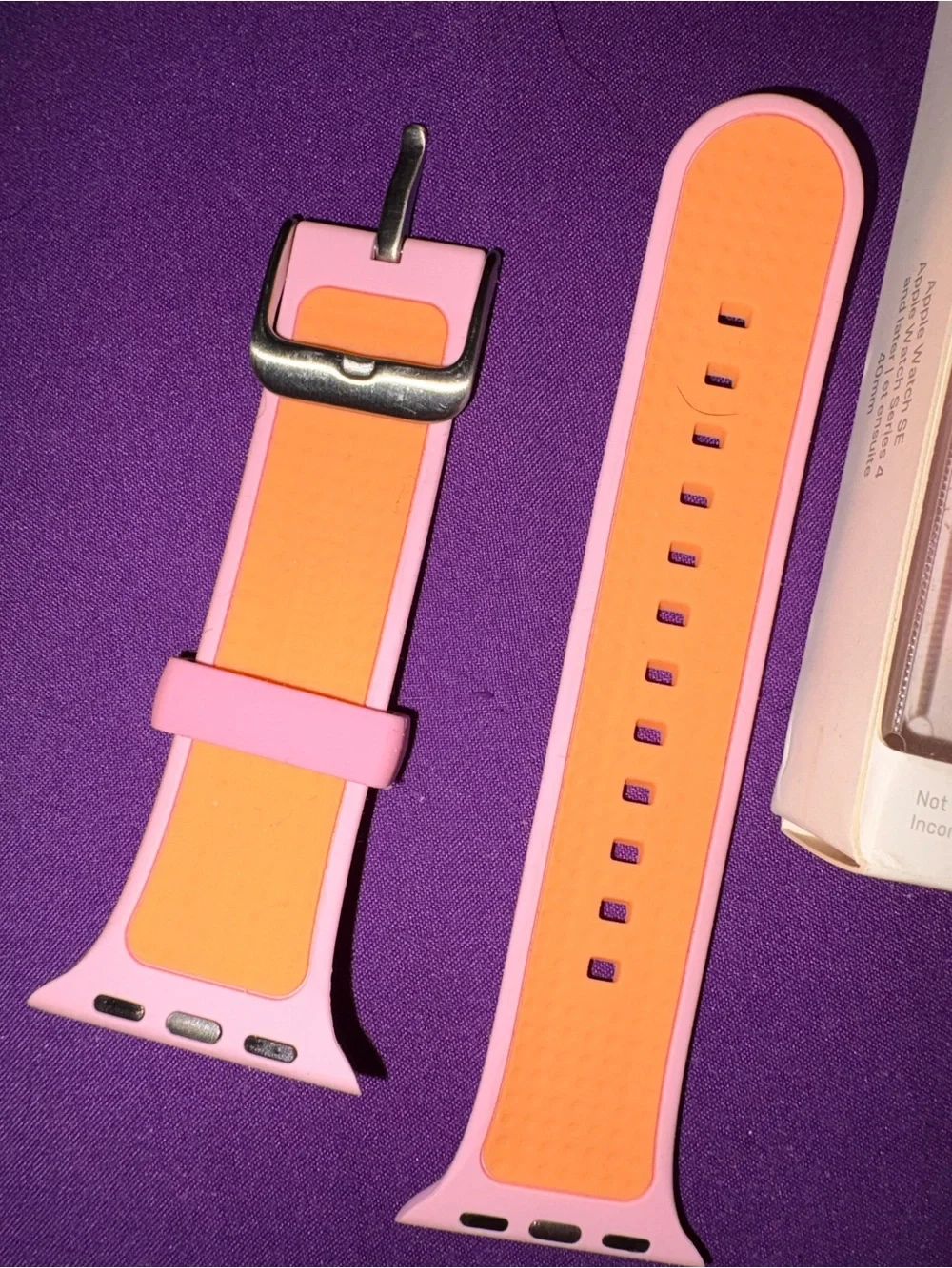 Apple Pink Watch Case and Sport Band Set
